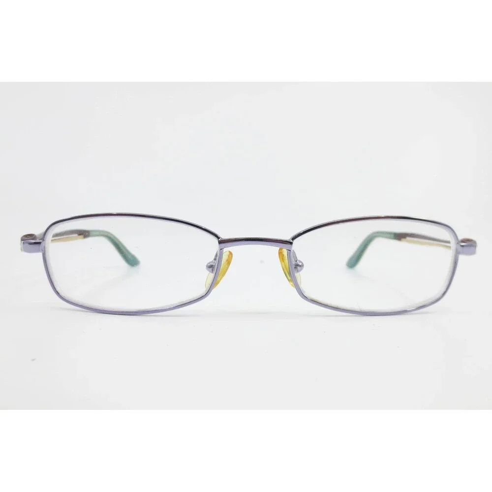 Koali 5180C Purple Gold Rectangular Eyeglasses Frames 49-18-140 TR702 V4 35593